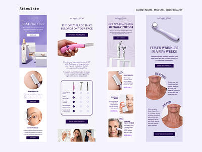 Email Template Designs - Michael Todd Beauty