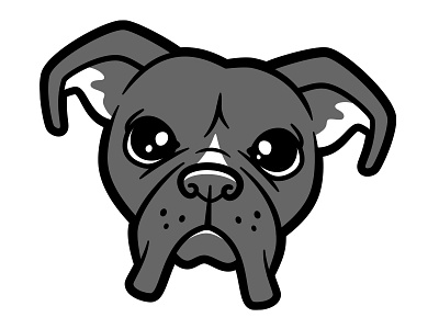 Boxer boxer dogs illustration vector