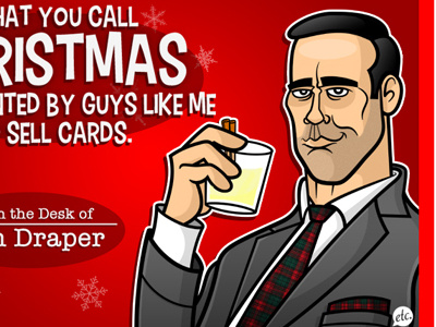 Mad Men Xmas Card