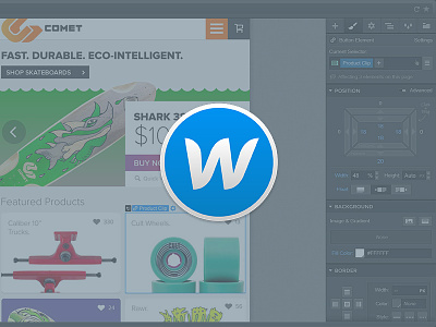 Webflow App Icon icon osx webflow yosemite