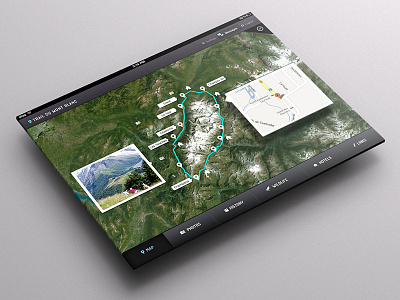 TMB app ipad map trail guide