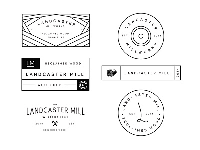 The mill branding print stamp