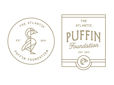 Puffin Imprint (WIP) foundation logo puffin stamp