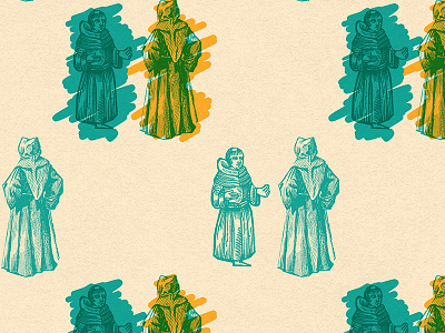 Monk Pattern Baldness (in teal)