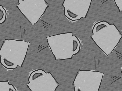 Coffee Cup Pattern Play coffee cup grayscale pattern