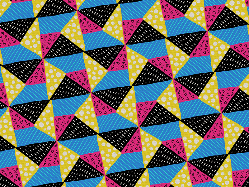 80s Fabric Pattern Design Talk