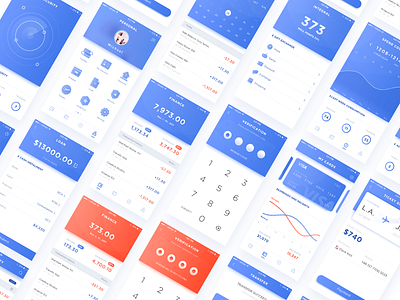 Financial App app ui ux