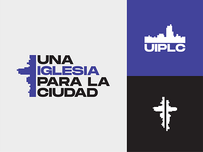 Una Iglesia Para La Ciudad branding church design icons illustration illustrator logo logo design logo system logos vector