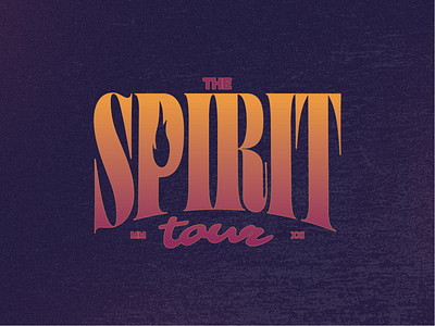 The Spirit Tour Branding