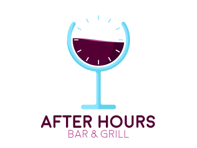 after hours logo bar dribbble