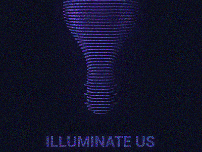 Illuminate Us branding illustrator lightbulb poster poster design vector wallpaper