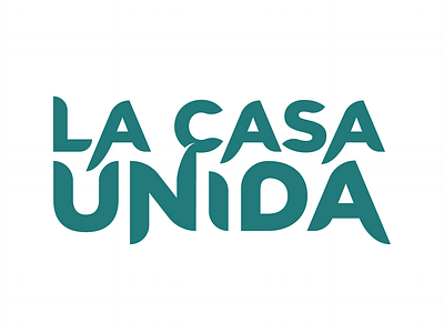 La Casa Unida Logo branding icons illustrator logo logos typography vector vector art wordmark