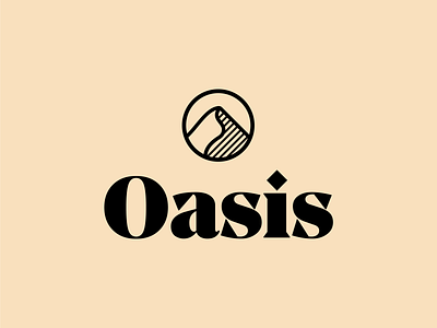 Oasis Church branding church desert graphic graphic design icon illustration illustrator logo logo design logos ministry oasis vector vector art