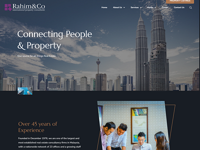Rahim & Co Website Design creative design ui ux web design web development website