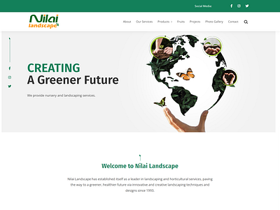 Nilai Landscape Web Design creative design ui ux web design web development website