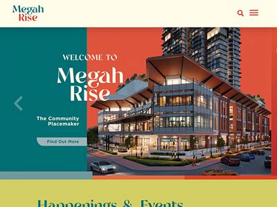 Megah Rise Website Design