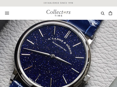 Collectors Time Website Design