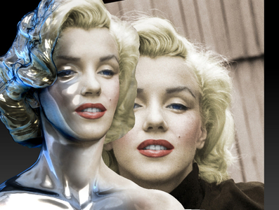 Marilyn 3d print model by Ian on Dribbble