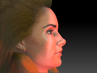 Shelly CGI 2 3d modeling actress amick cgi character face game head hollywood madchen maya movie real time series shelly star twin peaks ue5 unreal zbrush