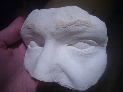 Open Eyes life casting art casting clay eyes face fx head hollywood item life casting lifecasting mould museum open plaster rare sculpt sculpture special effects unique