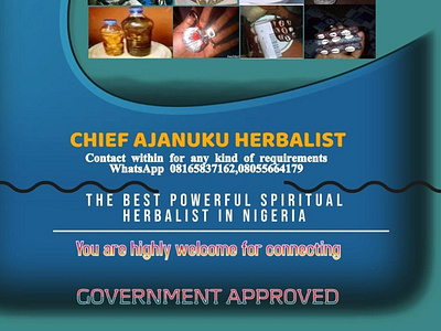 The Best Spiritual Herbalist In Nigeria and Worldwide app branding design google graphic design illustration logo typography ui ux vector