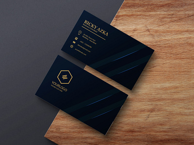 Elegant Dark Business Card business card business card design card card design design graphic design