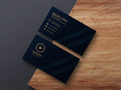 Elegant Dark Business Card