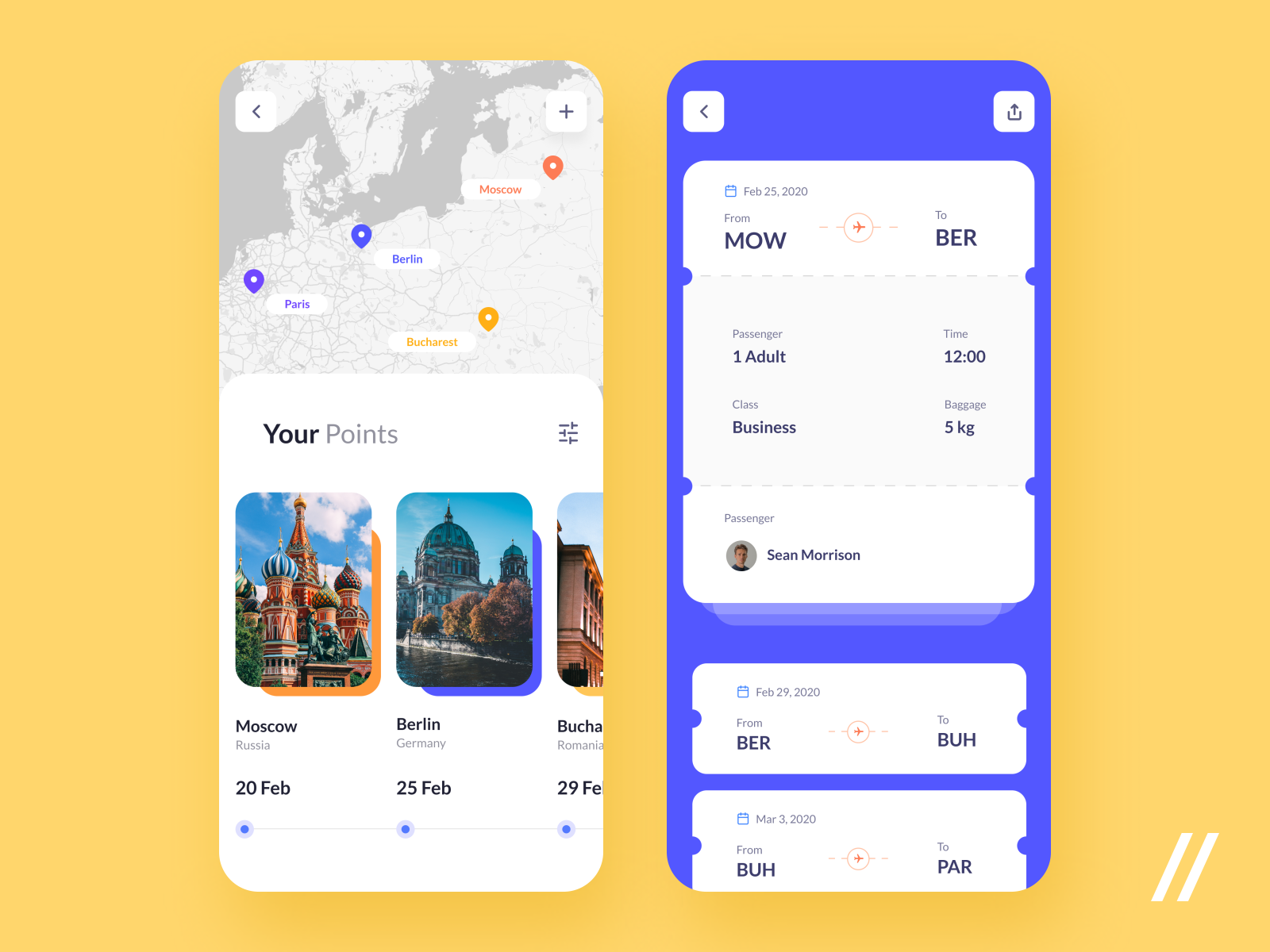 Flight Booking App by Purrweb UX on Dribbble