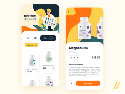 Online Pharmacy Design Concept app concept delivery design drugstore ecommerce figma mobile pharmacy pharmacy app pills product purrweb searching ui ux