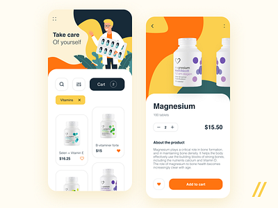 Online Pharmacy Design Concept