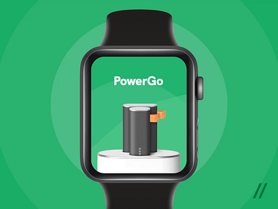 Apple Watch Power Bank Rental App app apple apple watch design economy figma location map mobile powerbank product purrweb rental ui ux