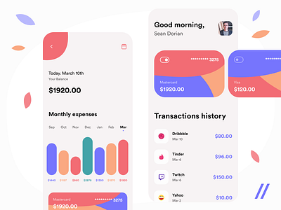 Banking App Design by Purrweb UX on Dribbble