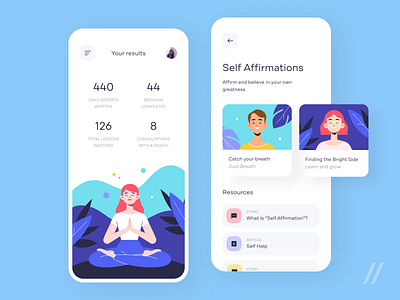 Meditation App Design Concept