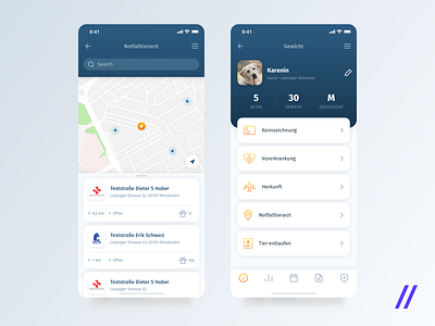 To-Do and Health Log App for Pet Owners app appointments design figma german health care ios mobile pet app schedule task management ui ux veterinary