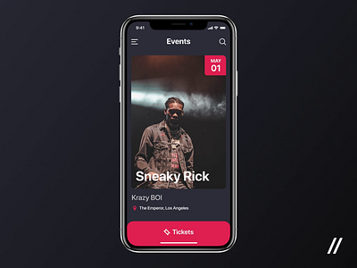 Event Ticket App app apple pay concept dark theme design e ticket event app event planning figma ios mobile organizer ticket app ui ux