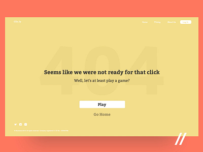 404 Error Page Concept 404 animation app concept design error figma free freebie minimal motion purrweb ui ux web web design website