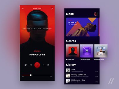 Music Player App Design by Purrweb UX on Dribbble