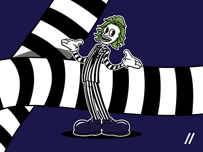 Beetlejuice Illustration