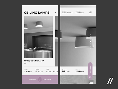 Furniture e-Commerce App Concept