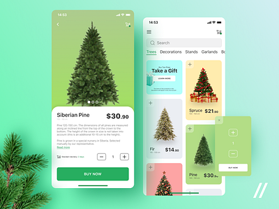 Christmas Tree Shopping App