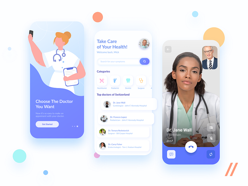 Telemedicine App by Purrweb UX on Dribbble