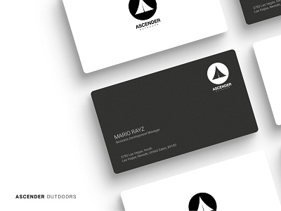 Ascender Outdoor branding corporate identity design graphic design illustration logo stationery design typography ui vector