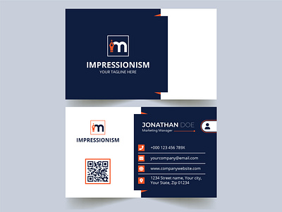 Elegant company business card template creative business card