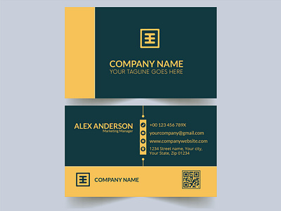 Creative corporate business card template