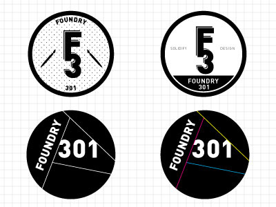 Foundry 301 branding foundry 301 identity logo
