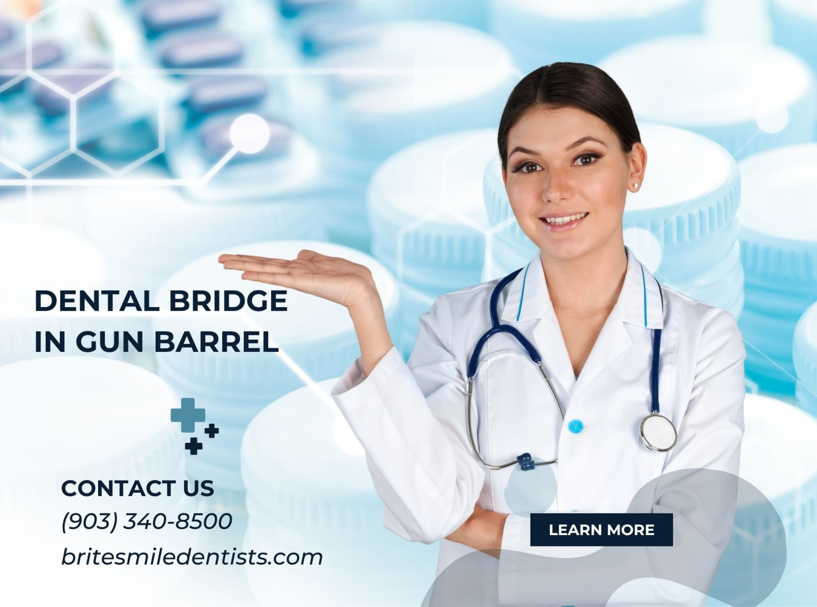 Dental Bridge Gun Barrel by Brite Smile Dental on Dribbble