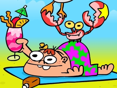 Beach Fun beach fun goop goopy goopymart strange weird