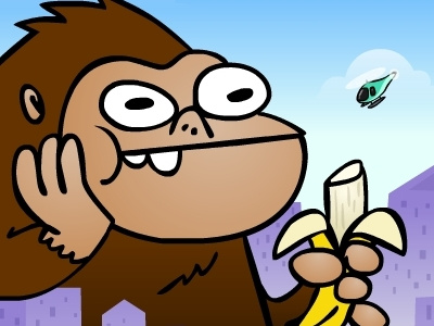 Giant Monkey fun giant goop goopy goopymart monkey strange weird