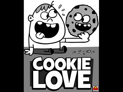 Cookie Love art artist cartoon cookie creative doodle goopymart illustration love