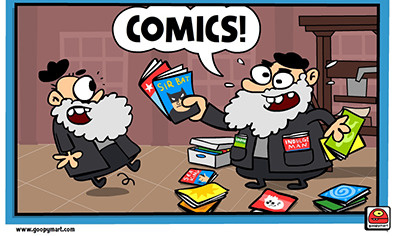 Comic-Gutenberg Presents comic fun goop goopy goopymart gutenberg strange weird